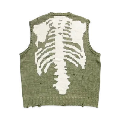 KAPITAL 5G COTTON MONEY BON VEST "Khaki"