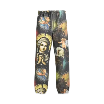BREATH Maria All Over Sweat Pants "Charcoal"