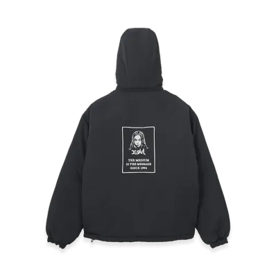 X-Girl Women's Face Patch Reversible Jacket "Black"