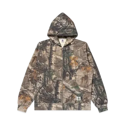 Blackeyepatch Stencil Logo Realtree Thermal Zip Hoodie "Real Tree"