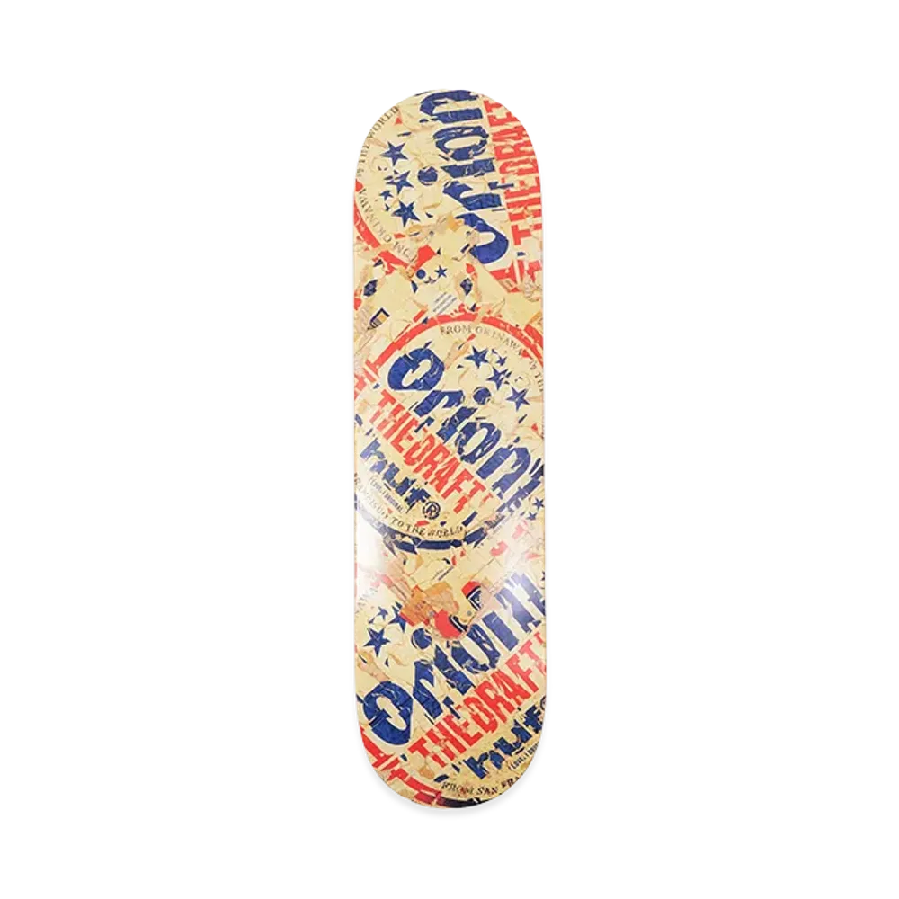 HUF x ORION Draft Skate Deck "Craft"