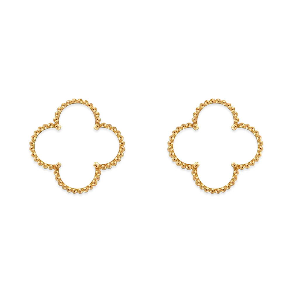 Van Cleef & Arpels Magic Alhambra earrings "18K Yellow gold/Onyx"