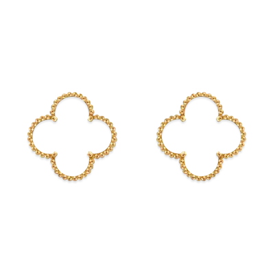 Van Cleef & Arpels Magic Alhambra earrings "18K Yellow gold/Onyx"