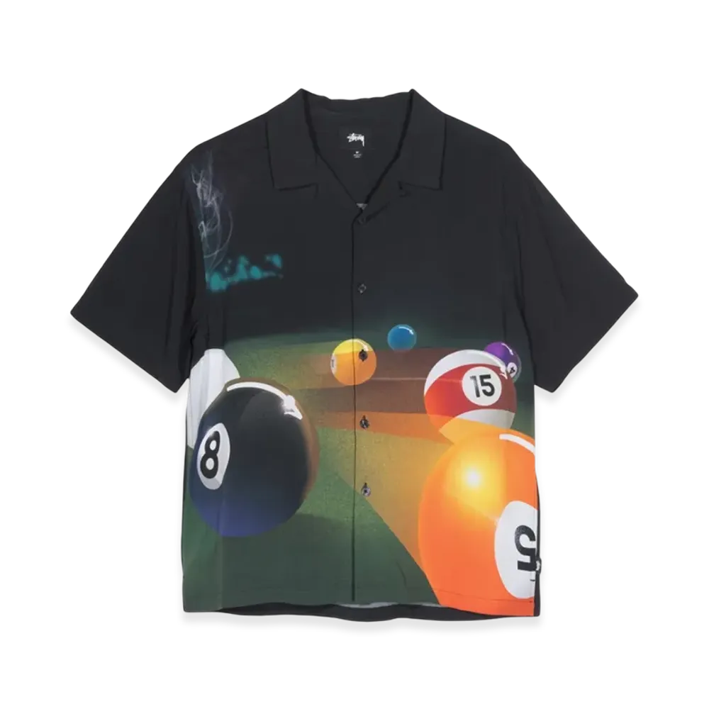 Stussy Pool Hall Shirt "Black"
