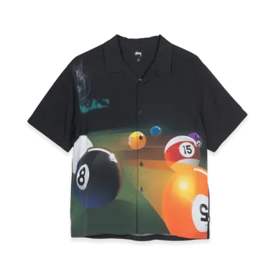 Stussy Pool Hall Shirt "Black"