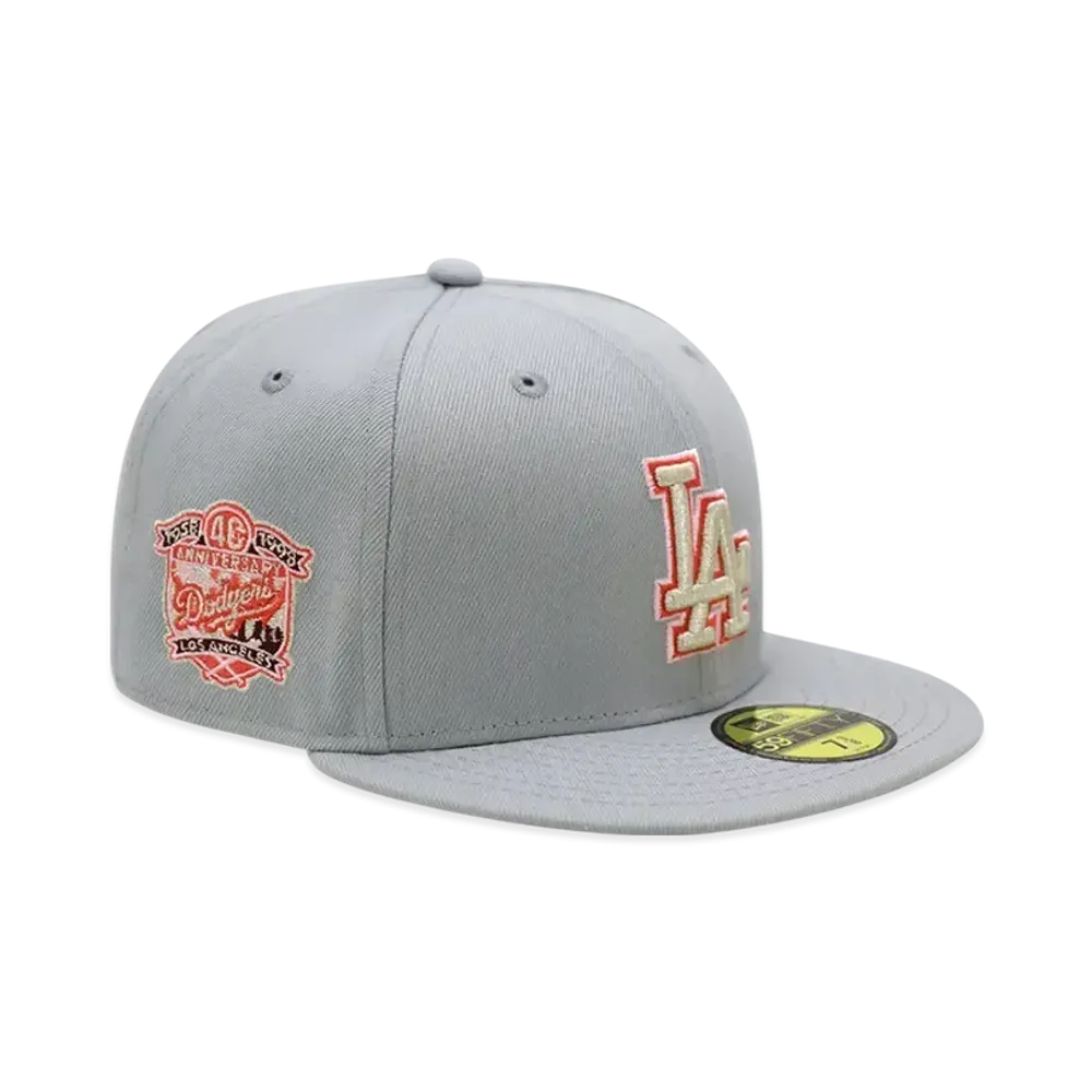 NEW ERA x THE CAP 'High Blossom' 59Fifty Los Angeles Dodgers "Gray"