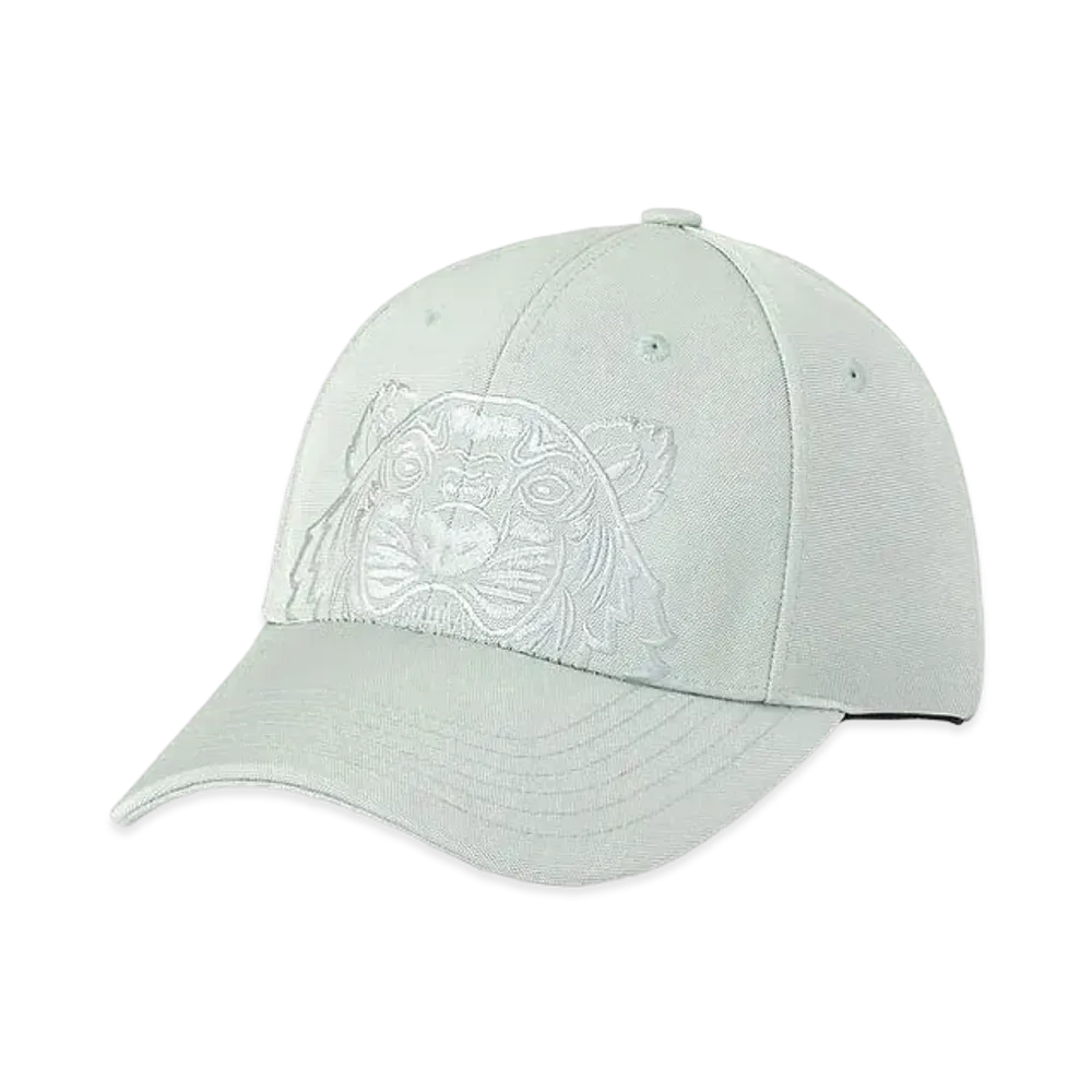 KENZO Canvas Cap Kampus tiger Tiger "Sage Green"
