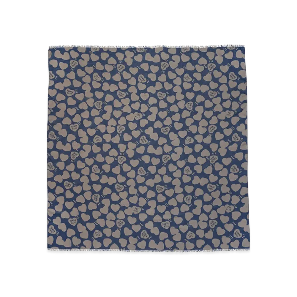 HUMAN MADE Heart Stole "Navy"