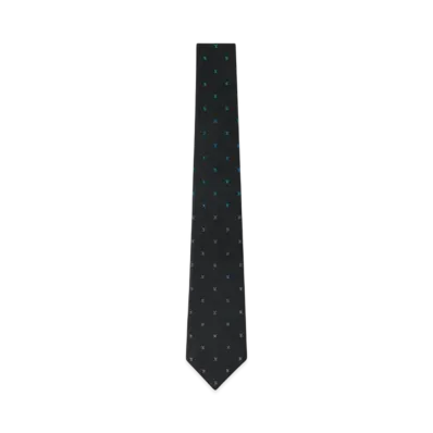 Louis Vuitton LV Blason Shading Tie "Anthracite"