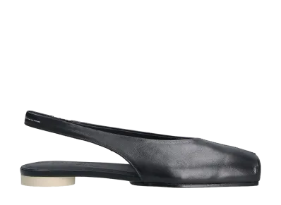 MM6 Maison Margiela Women's Slingback Ballet Flats "Black"