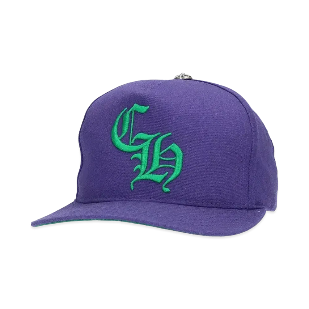 Chrome Hearts Baseball Cap 5 Panel CH "Purple/Green"