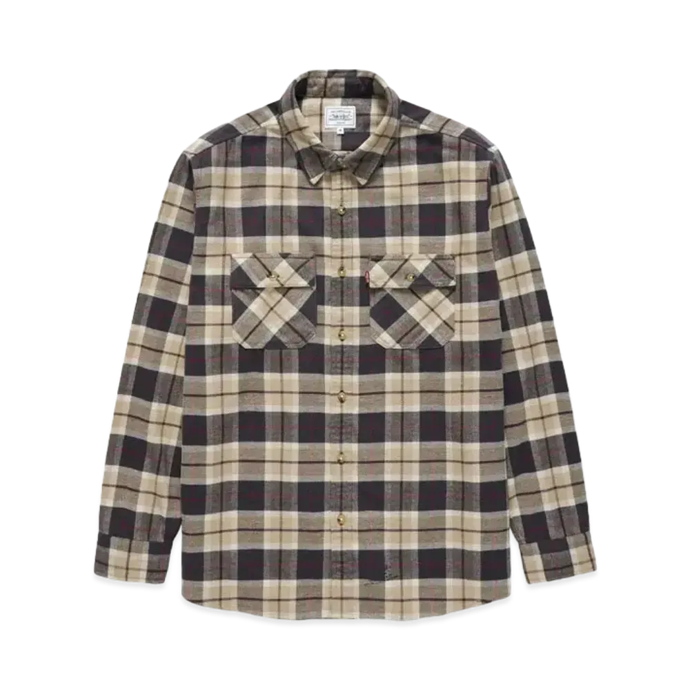 Levi's x JJJJound Plaid Shirt "Brown"