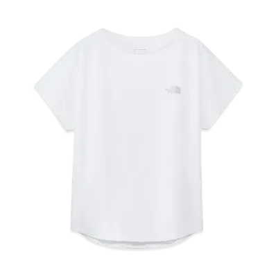 The North Face French Sleeve Logo Design Tee (Ladies) "White"