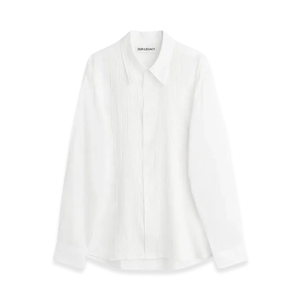 OUR LEGACY Promise Shirt "Ivory Cloud Breezy Cotton"