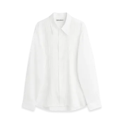 OUR LEGACY Promise Shirt "Ivory Cloud Breezy Cotton"