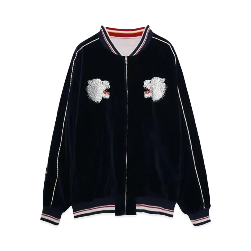 DAIRIKU "Polar Bear" Velor Ska Jamper "NAVY"