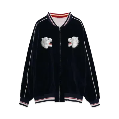 DAIRIKU "Polar Bear" Velor Ska Jamper "NAVY"