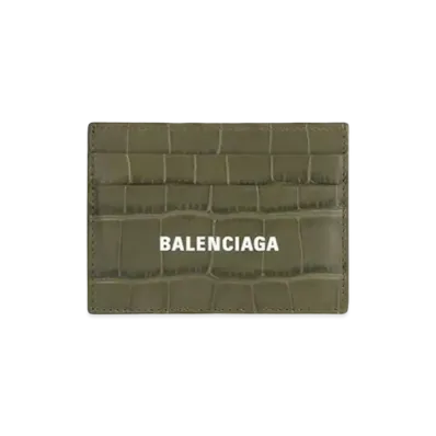BALENCIAGA Cash Card Holder "Khaki"