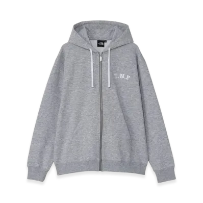 The North Face TNF Logo Heather Sweat Full Zip Hoodie "Mixed Grey"