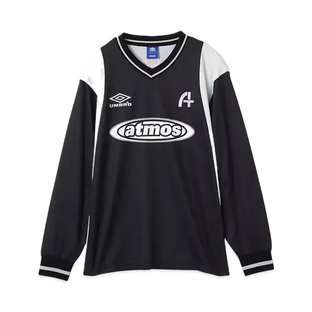 atmos x UMBRO LS Soccer Jersey "Black"