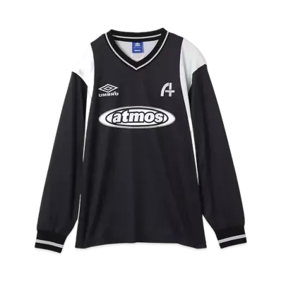 atmos x UMBRO LS Soccer Jersey "Black"
