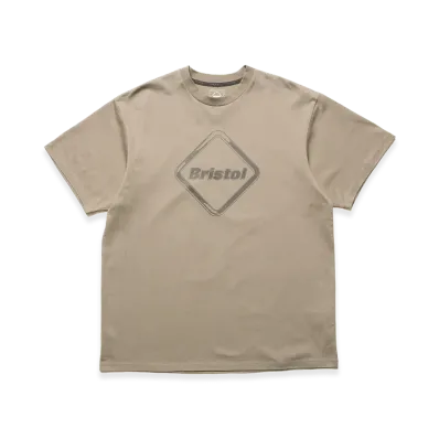 F.C.Real Bristol Shadow Emblem Tee "Greige"