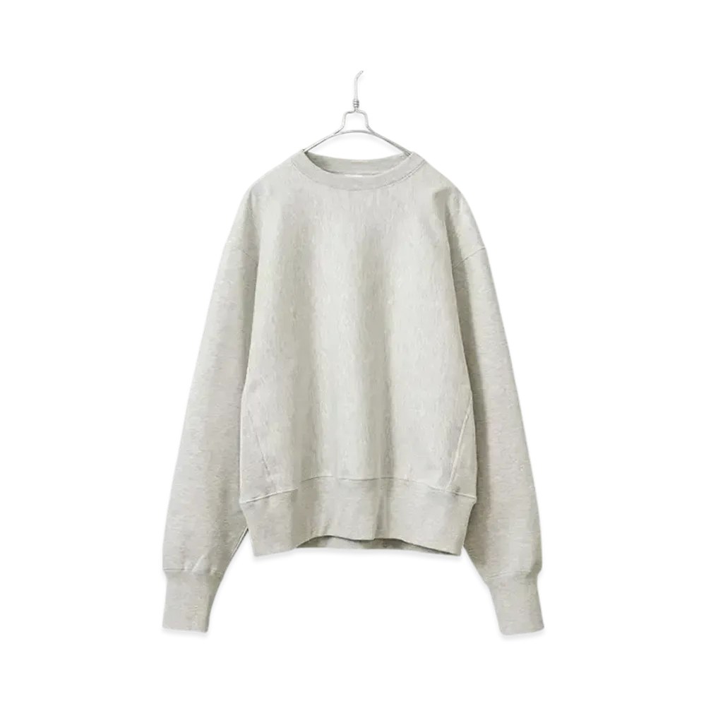 Healthknit Rocker Weight Crew Neck Sweatshirt "Heather Gray"