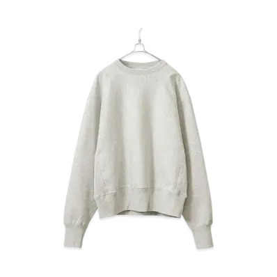 Healthknit Rocker Weight Crew Neck Sweatshirt "Heather Gray"