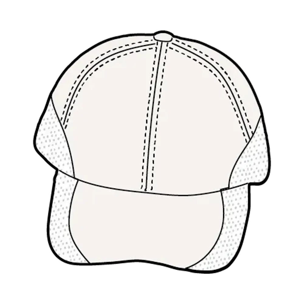 Supreme Cordura Mesh 6-Panel "White"