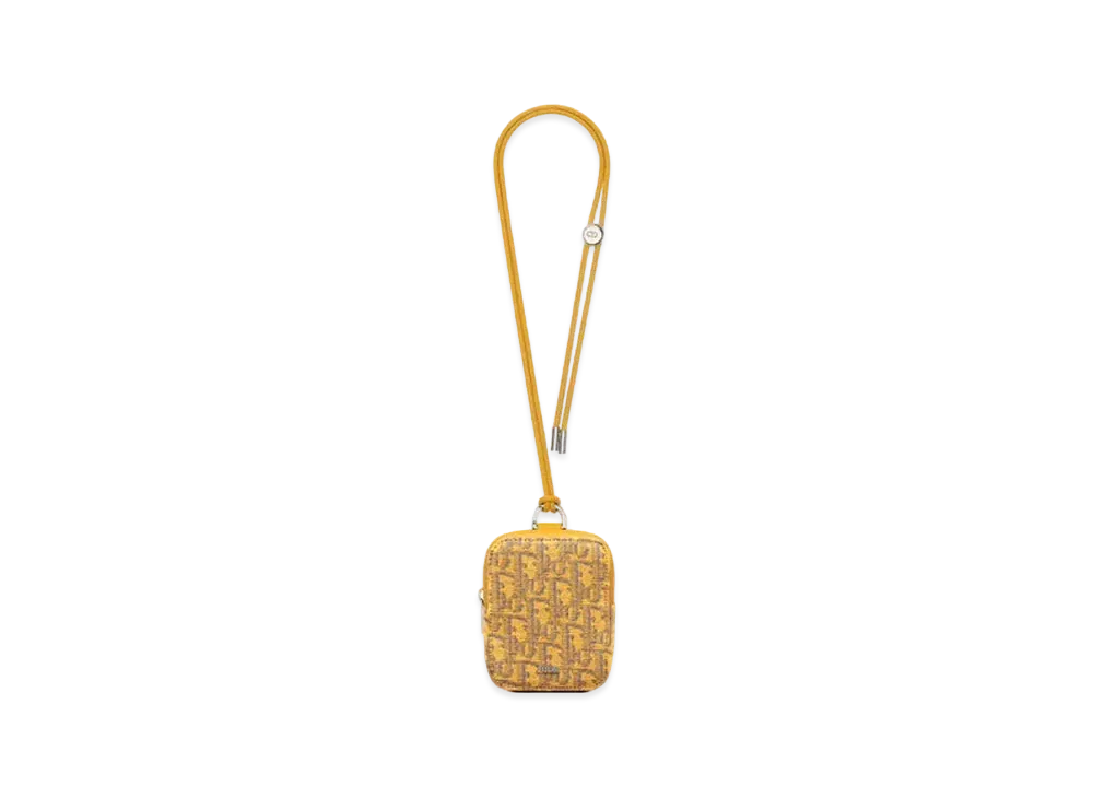 Dior D-Touch Virtical Nano Pouch Dior Oblique Jacquard "Gold"