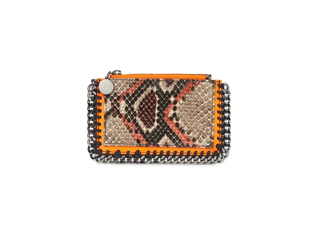 STELLA McCARTNEY Farabela Card Holder "Bright Orange"