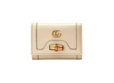 GUCCI Gucci Diana Midiam Wallet "Beige Leather"