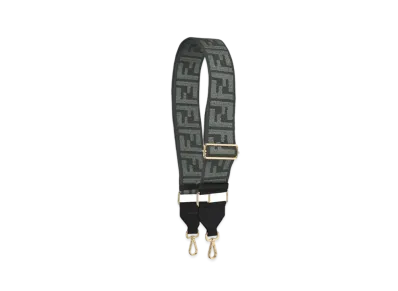FENDI Strap You Ribbon Shoulder Strap "Black"