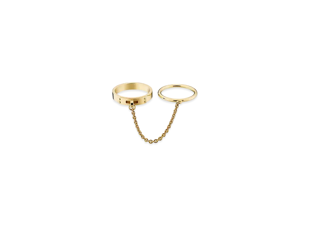 Hermes Kelly Double Ring TPM "Yellow Gold"