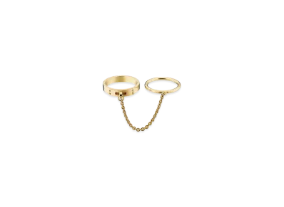 Hermes Kelly Double Ring TPM "Yellow Gold"