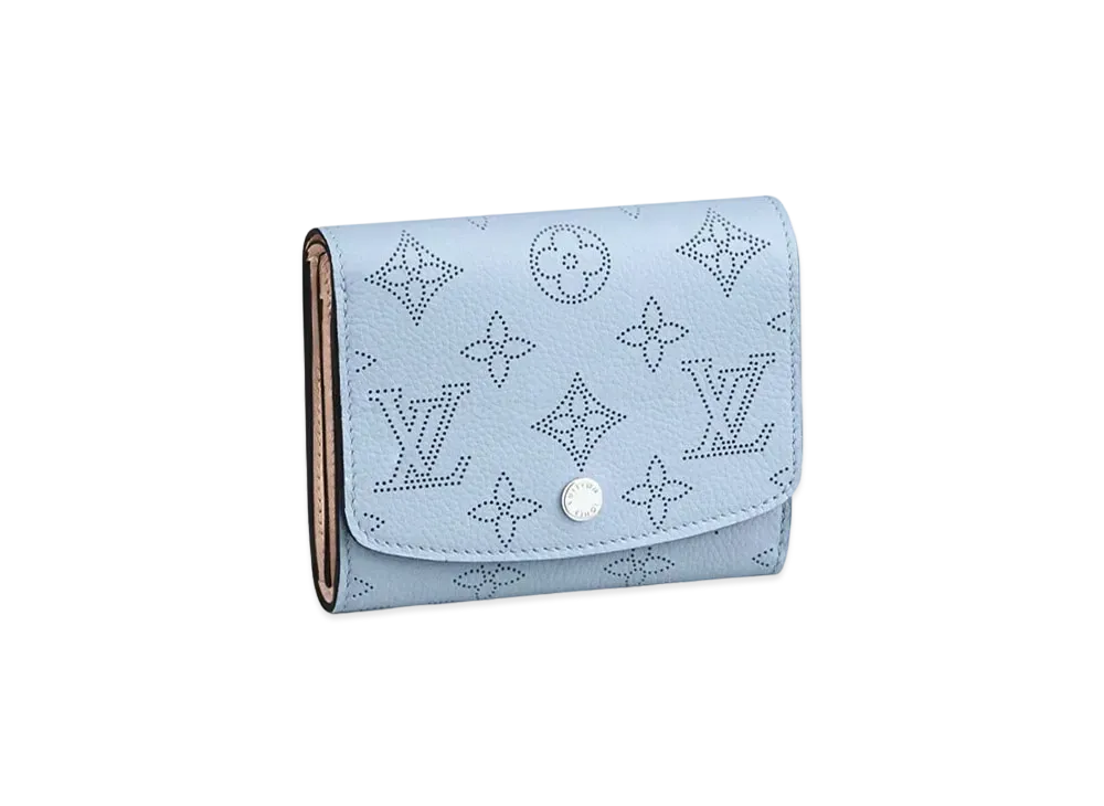 Louis Vuitton Iris Compact Wallet Monogram "Blue Nuage"