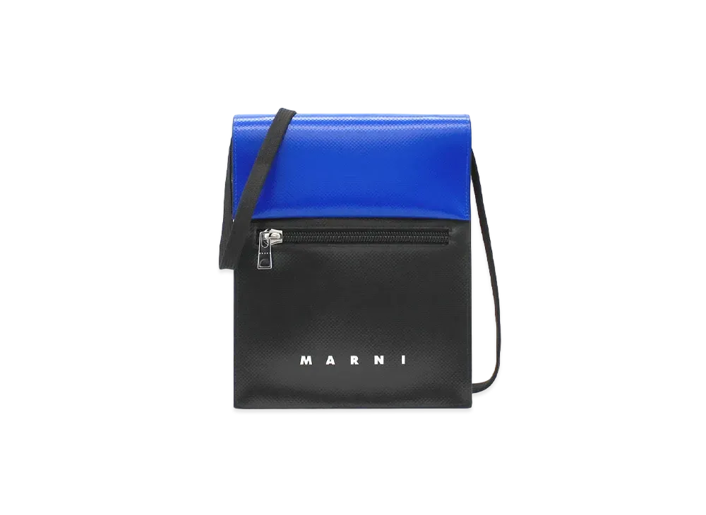 Marni Tribeca Shoulder Bag "Black/Royal"