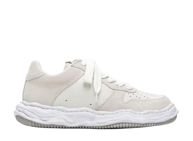 Maison MIHARA YASUHIRO WAYNE OG Sole Suede Low-top Sneaker "White/White"