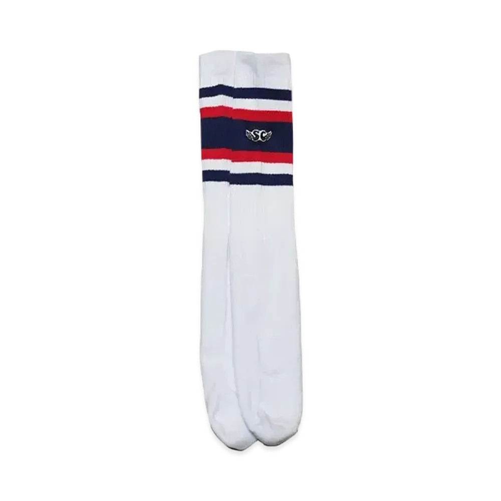 Subculture Sc 2Pack Skater Sox "Navy/Red"
