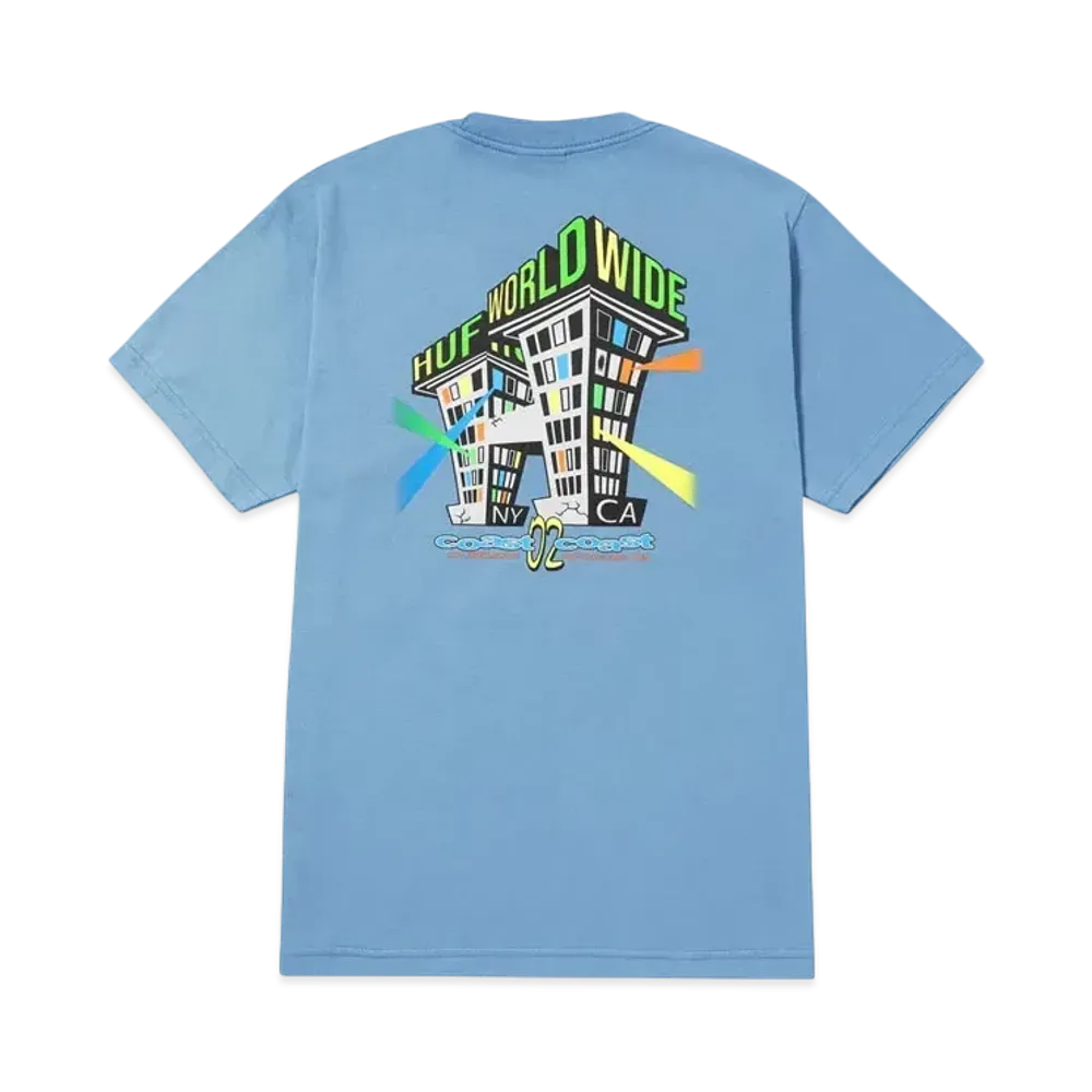 HUF Spring 24 Club House Tee "Slate Blue"