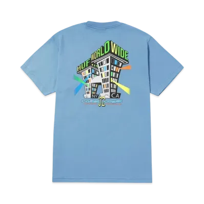 HUF Spring 24 Club House Tee "Slate Blue"