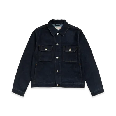 Stussy Denim Trucker Jacket "Rinsed Indigo"