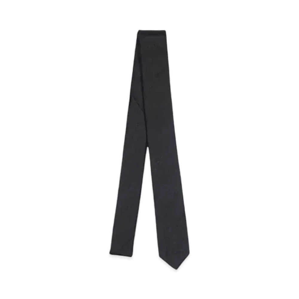 el conductorH JACQUARD SILK TIE "BK"