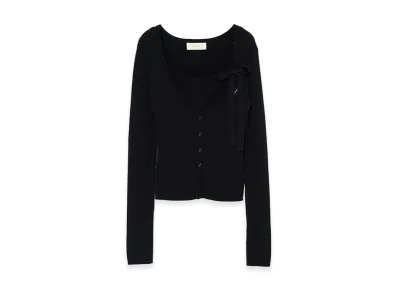 ANDMARY Women's Betty Cardigan Set Tops "Black"
