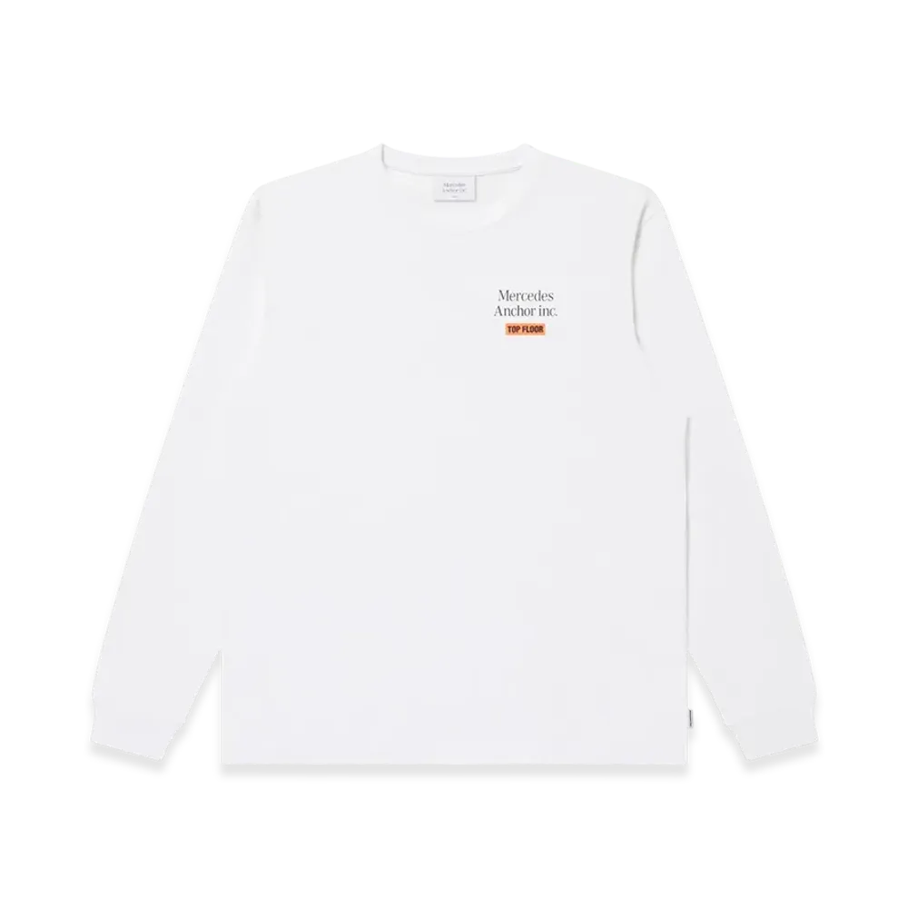 Mercedes Anchor inc. Top Floor L/S Tee "White"