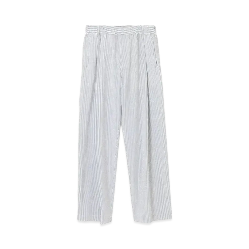 N.HOOLYWOOD Tucked Straight Pants "Navy"