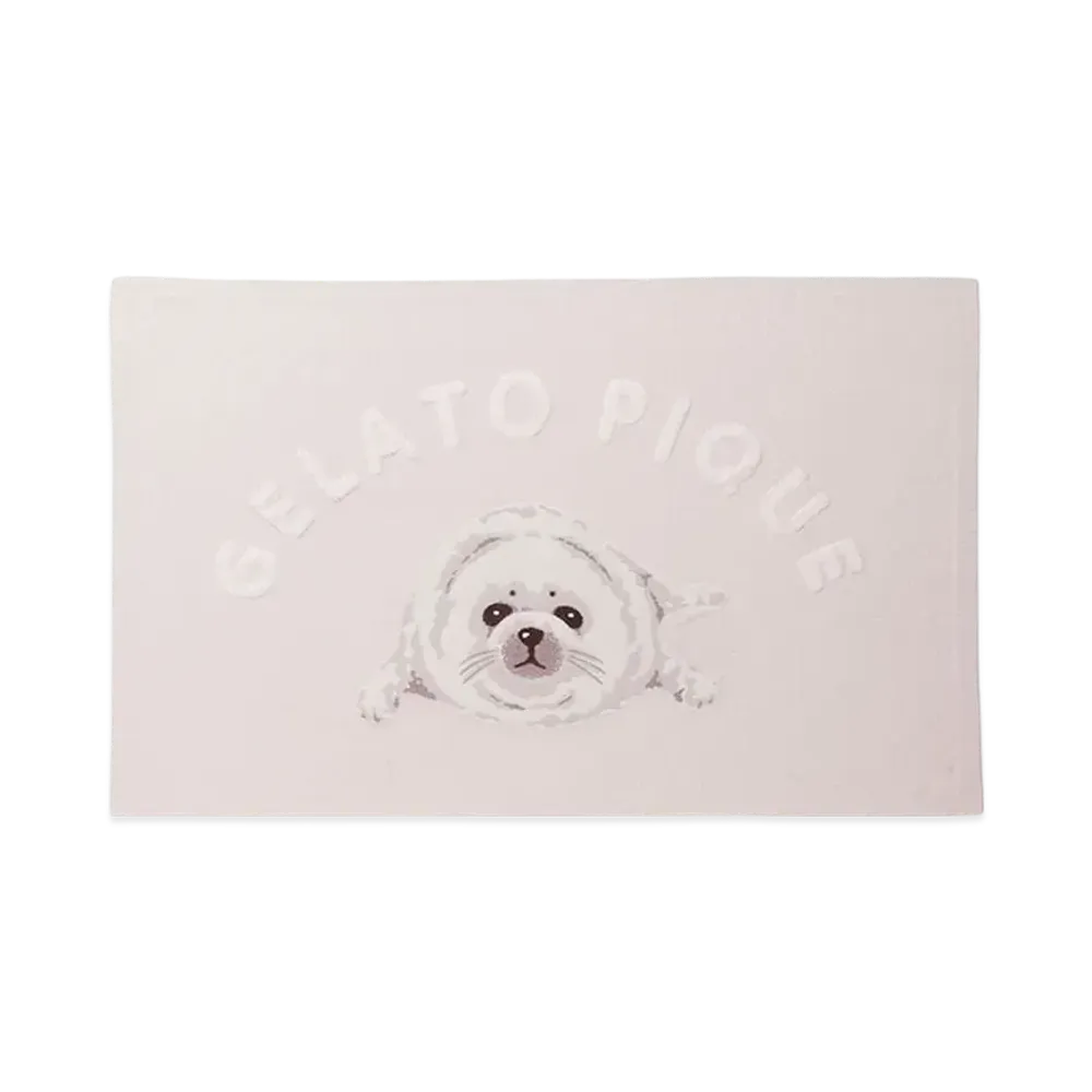 GELATO PIQUE Seal Jacquard Blanket "Pink"