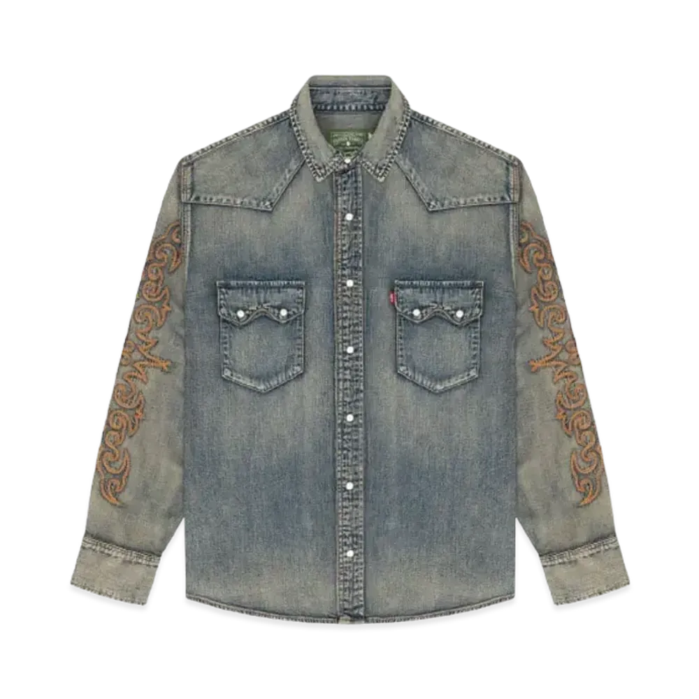 Levi's x Denim Tears Western Cotton Stitch Denim Shirt