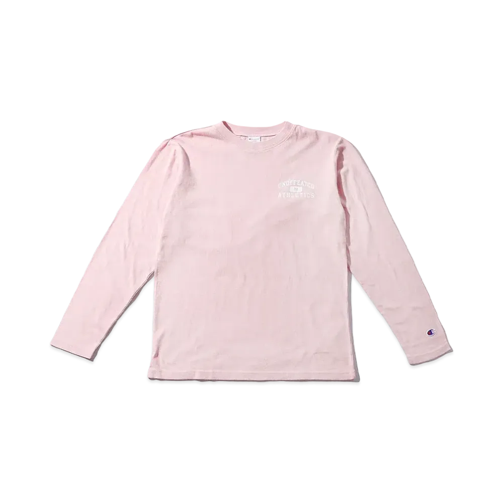 UNDEFEATED CHAMPION ATHLETICS L/S TEE - C8-P408 "Pink"