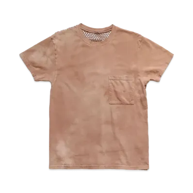 KAPITAL 20 India Katabila Crew Tee "Moka Beige"